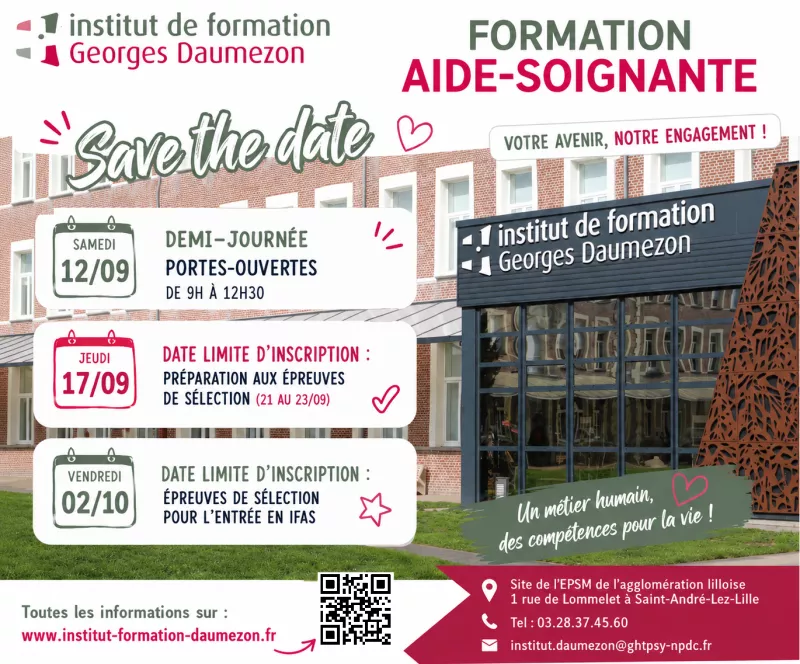 Dates limites inscription à la journée portes-ouvertes, à la préparation aux épreuves, à la sélection d'entrée en IFAS